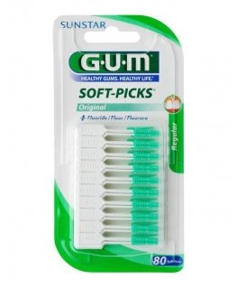 Sunstar Gum Soft-Picks Original with Regular Fluoride 80 Count