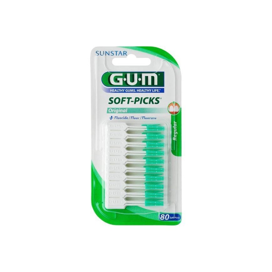 Sunstar Gum Soft-Picks Original with Regular Fluoride 80 Count