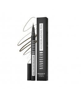 antakių pieštukas Nanobrow Microblading Pen Dark Brown 1ml