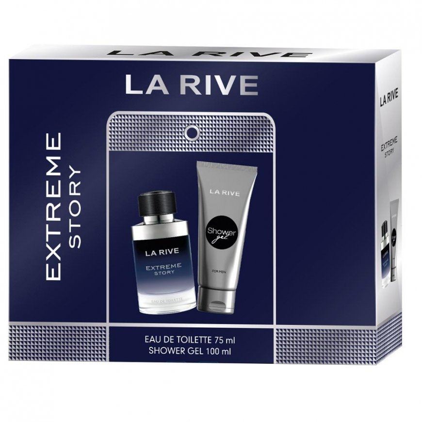 LA RIVE set for men EXTREME STORY (eau de toilette 75 ml + shower gel 100 ml)