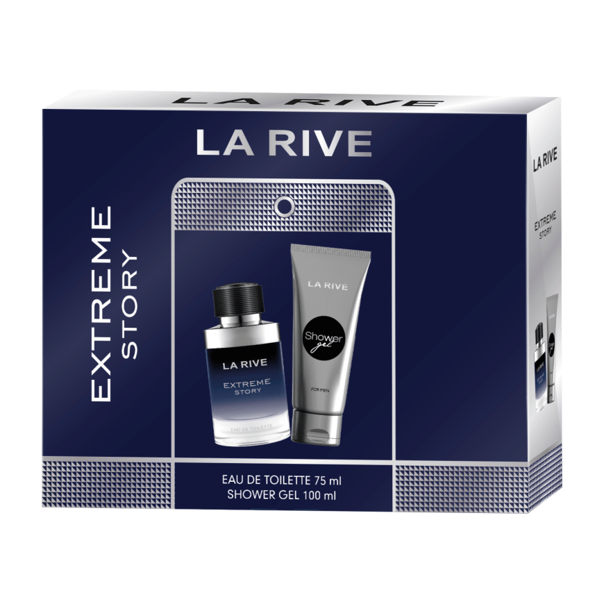 LA RIVE rinkinys vyrams EXTREME STORY (tualetinis vanduo 75 ml+dušo želė 100 ml) – 2