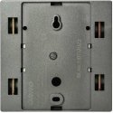 Orno QUARTO electromechanical two-tone bell, graphite Orno QUARTO electromechanical two-tone bell, graphite