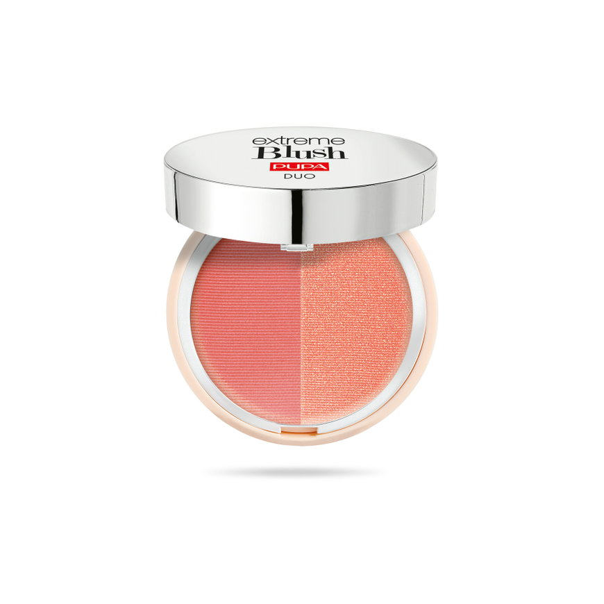 Pupa Pupa, Extreme, blush powder, 130, Matt Salmon - radiant peach, 4 g for women – 2