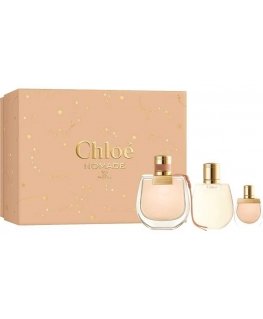 Chloe Nomade set perfume water spray 75 ml + miniature perfume water spray 5 ml + body lotion 100 ml