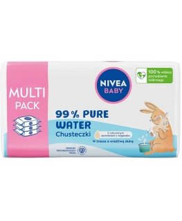 Nivea Biodegradable wipes for babies 99% Pure Water 3x57 pcs