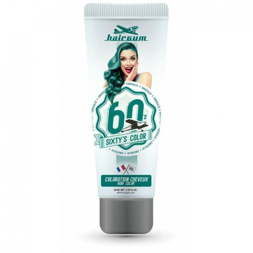 Hairgum Sixty`s Color hair color emerald