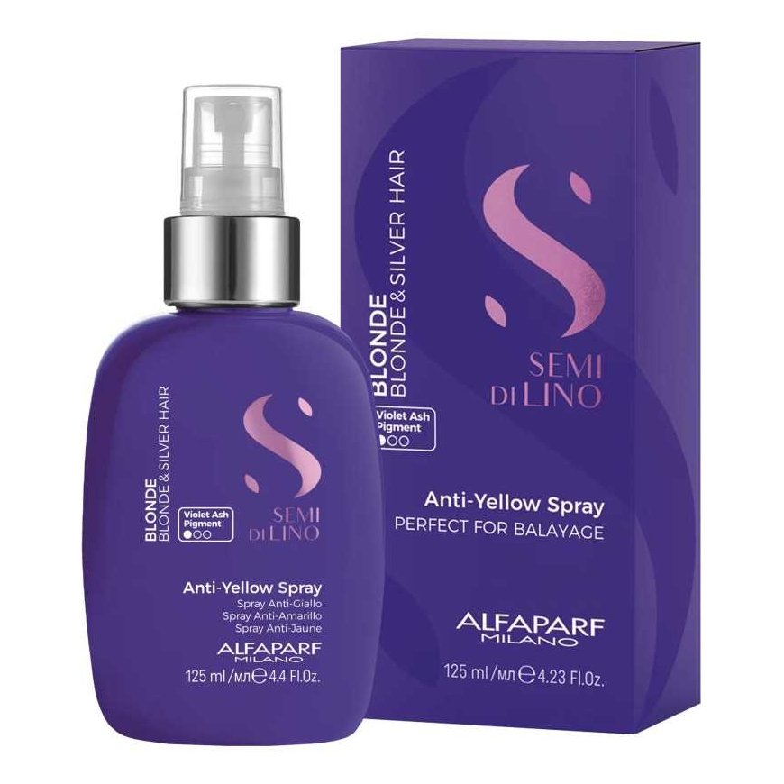 Alfaparf Milano Semi Di Lino For light hair y Silver Spray 125ml – 4