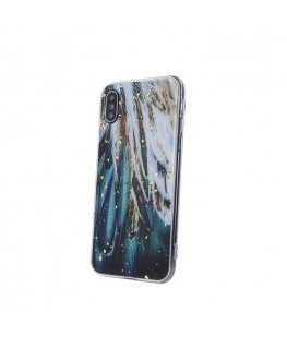 Fusion Gold Glam Feathers silicone case for Apple iPhone 11