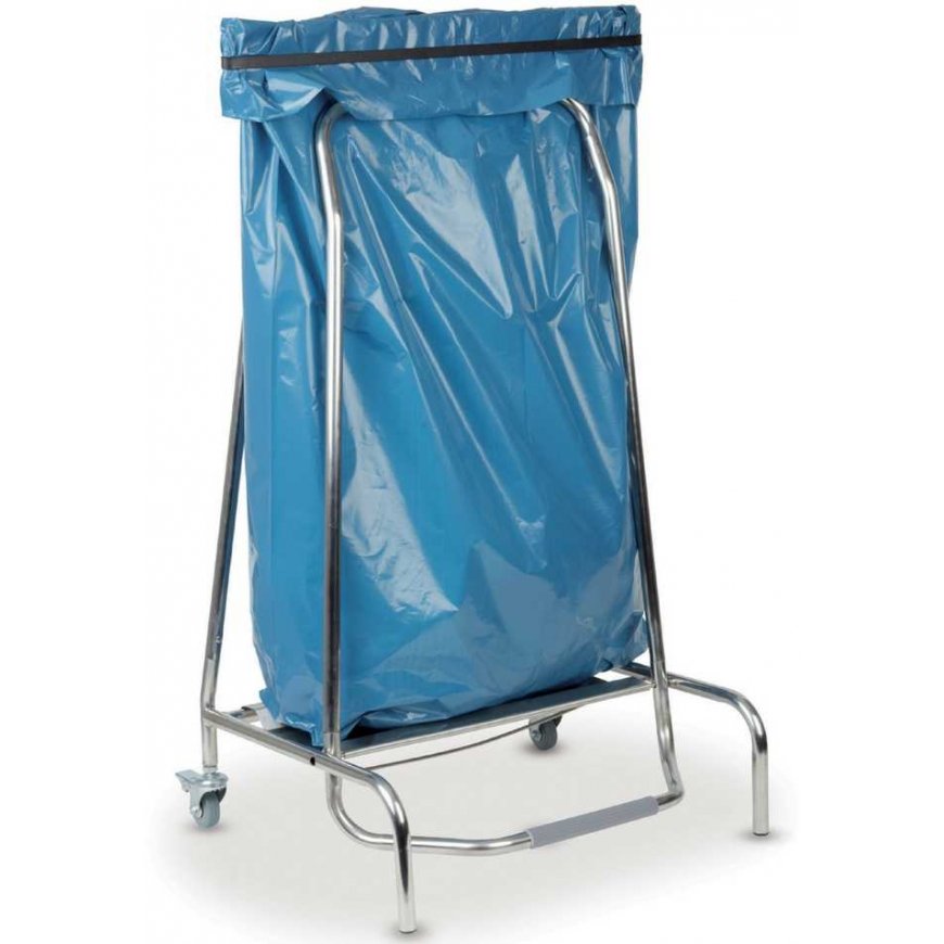 Garbage bag stand with foot lock - Hendi 691021