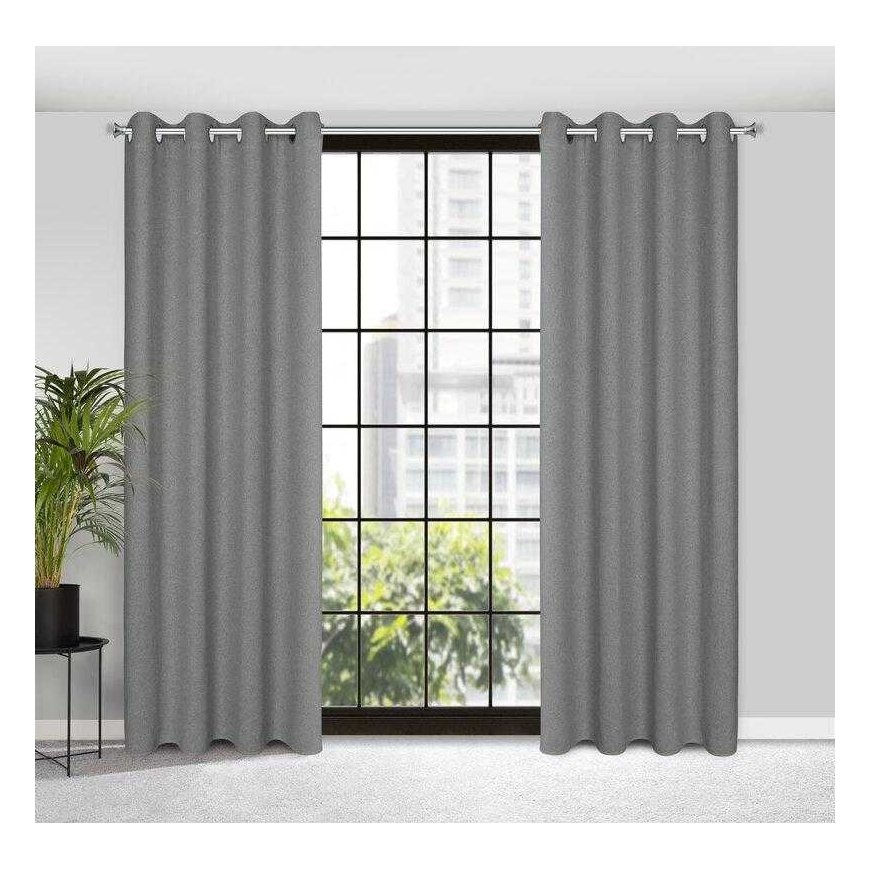 ![CDATA[Night curtains Eurofirany Lidia, gray, 140x250 cm]] – 2