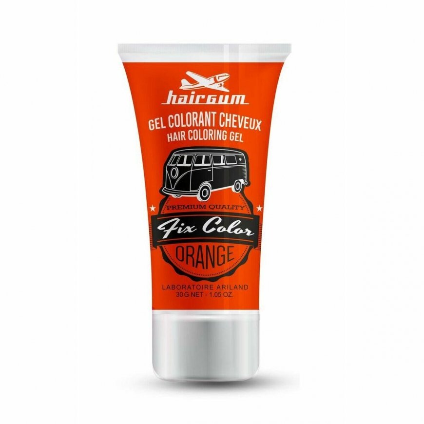 Hairgum Fix Color Gel Colorant Oranžinis – 2
