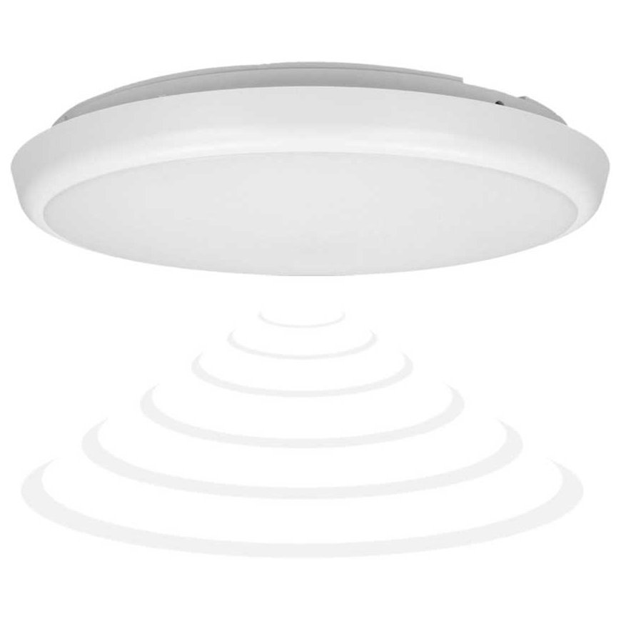 Orno CERS LED ceiling lamp with microwave motion sensor, LED 22W, 2000lm, IP65, 4000K, opal white polycarbonate, dimming functio – 2