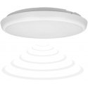 Orno CERS LED lubinė lempa su mikrobangų judesio jutikliu, LED 22W, 2000lm, IP65, 4000K, opalinis baltas polikarbonatas, pritemd Orno CERS LED lubinė lempa su mikrobangų judesio jutikliu, LED 22W, 2000lm, IP65, 4000K, opalinis baltas polikarbonatas, pritemd