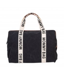 Childhome Mommy Bag Tote bag Black Cotton, Faux leather, Nylon, Polyester