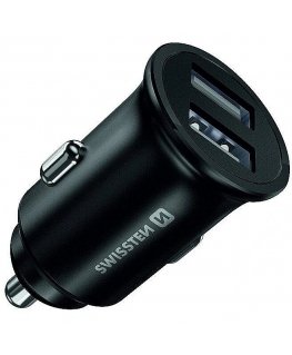 Swissten Metal Premium Car charger 2 x USB / 4.8A