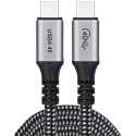 Choetech XCC-1040 USB-C - USB-C cable 240W 8K 60Hz 1.2m - black Choetech XCC-1040 USB-C - USB-C cable 240W 8K 60Hz 1.2m - black