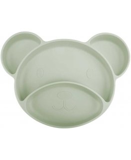 CANPOL BABIES Silicone plate with attachment BEAR, 51/401_gre