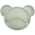 CANPOL BABIES Silicone plate with attachment BEAR, 51/401_gre