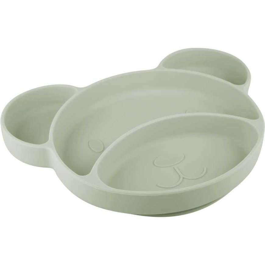 CANPOL BABIES Silicone plate with attachment BEAR, 51/401_gre – 2