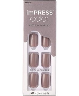 Kiss My Face ImPRESS Color Taupe Prize Nails 30 pcs