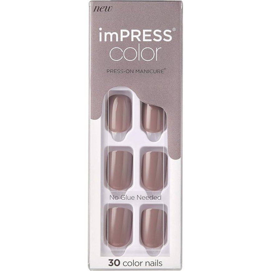 Kiss My Face ImPRESS Color Taupe Prize Nails 30 pcs