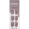 Kiss My Face ImPRESS Color Taupe Prize Nails 30 pcs Kiss My Face ImPRESS Color Taupe Prize Nails 30 pcs