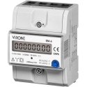 Orno 3-phase electricity consumption indicator, 80A, additional indicator, pulse output, RESET button, 2 modules, DIN TH-35mm Orno 3-phase electricity consumption indicator, 80A, additional indicator, pulse output, RESET button, 2 modules, DIN TH-35mm