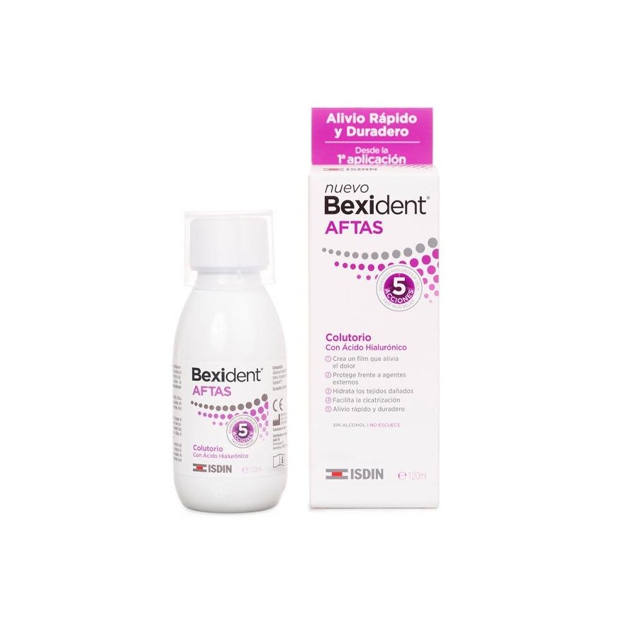 Isdin Bexident Canker burnos skalavimo skystis 120ml