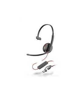 Hewlett Packard (HP) HP Poly Blackwire 3210 One-way USB-C Headphone +USB-C/A Adapter