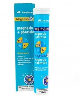 Arkopharma Arkovital Magnesium Potassium magnesium food supplement 18 Effervescent tablets