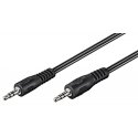 Goobay 50449 audiokaabel 2,5 m 3.5mm Must