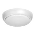 Orno KOKO lamp 2xE27, 2x40W, white-polypropylene, matte cover-polycarbonate, IP44, IK10