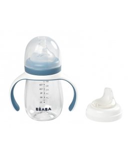 BEABA Training Bottle 210 ML barošanas pudele Zils