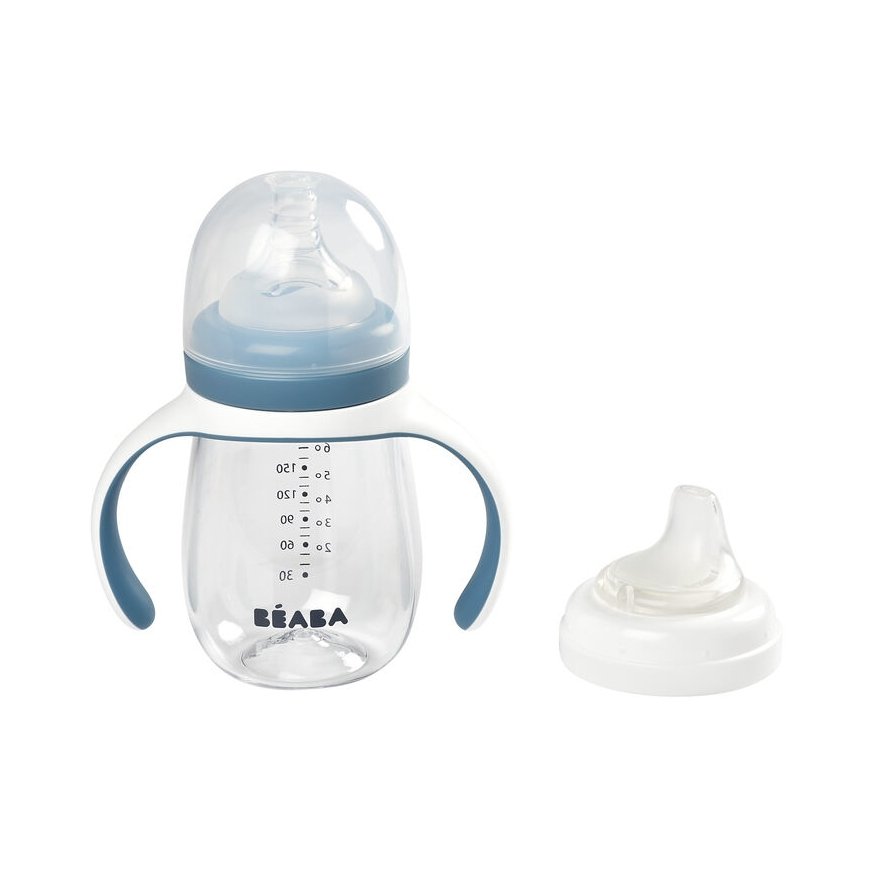 BEABA Training Bottle 210 ML feeding bottle Blue