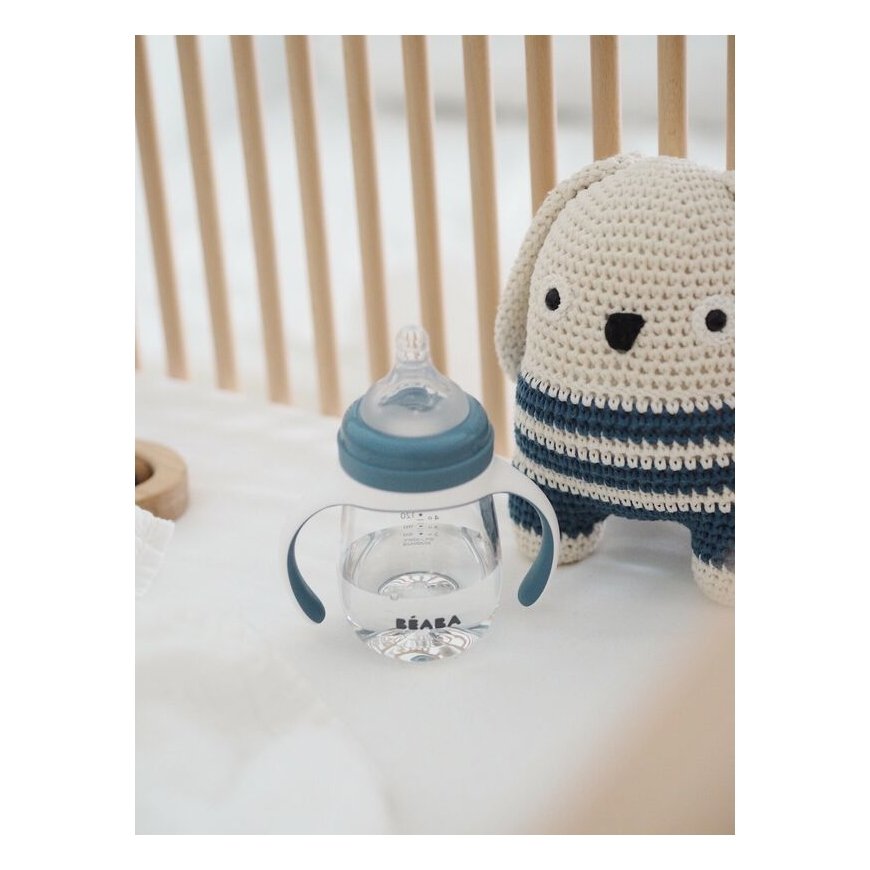 BEABA Training Bottle 210 ML бутылочка для кормления Синий – 4