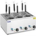 Royal Catering Makaronų virimo aparatas, makaronų viryklė su čiaupais, 6 krepšeliai, 3 x 6,5 l, 3000 W Royal Catering Makaronų virimo aparatas, makaronų viryklė su čiaupais, 6 krepšeliai, 3 x 6,5 l, 3000 W