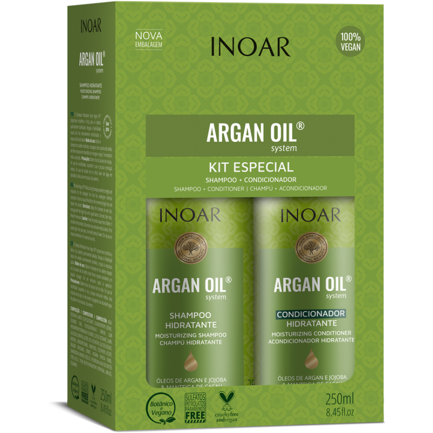 INOAR Argan Oil Duo Kit -