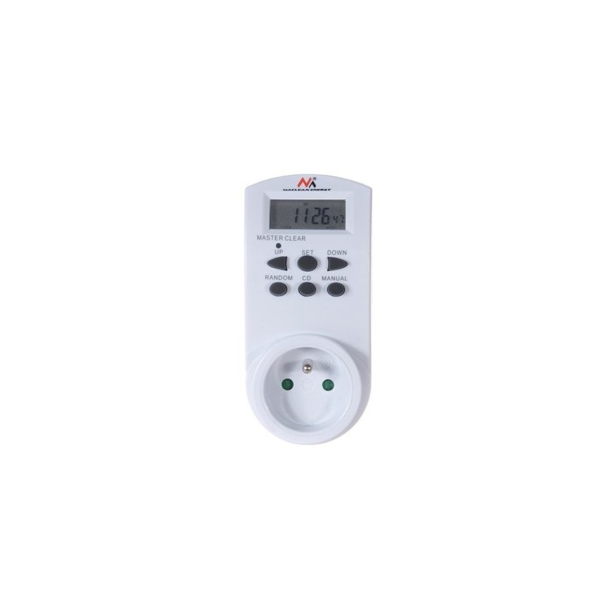 Maclean MCE05 elektrības taimers (padeves regulators) Balts Dienas/nedēļas taimeris