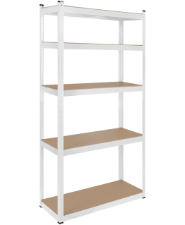 Metalinė sandėlio lentyna 180x90x40 balta Rebel