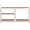 Metal warehouse shelf 180x90x40 white Rebel Metal warehouse shelf 180x90x40 white Rebel