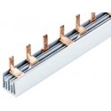 CNC Busbar 3P, 54 modules, 63A 1.4x7mm, 1m CNC Busbar 3P, 54 modules, 63A 1.4x7mm, 1m