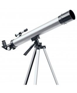Bresser Optics Junior 50/600 Kaukoputki 100x Musta, Hopea