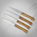 Opinel Table Knives Facette Set of 4 Olive Wood Opinel Table Knives Facette Set of 4 Olive Wood