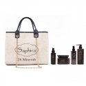 Saphira Steppin-Out Bag Hair Care Kit: Shampoo, Mask, Multi-Purpose, Oil, Bag Saphira Steppin-Out Bag Hair Care Kit: Shampoo, Mask, Multi-Purpose, Oil, Bag