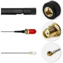 Qoltec Wi-Fi Antenna 2.4 / 2.5 GHz | 5.1/5.8 GHz | 5dBi | omnidirectional | inside