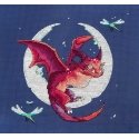 luca S Counted Cross Stitch Kit "Dragon" 20x19cm SLETIL8800 luca S Counted Cross Stitch Kit "Dragon" 20x19cm SLETIL8800