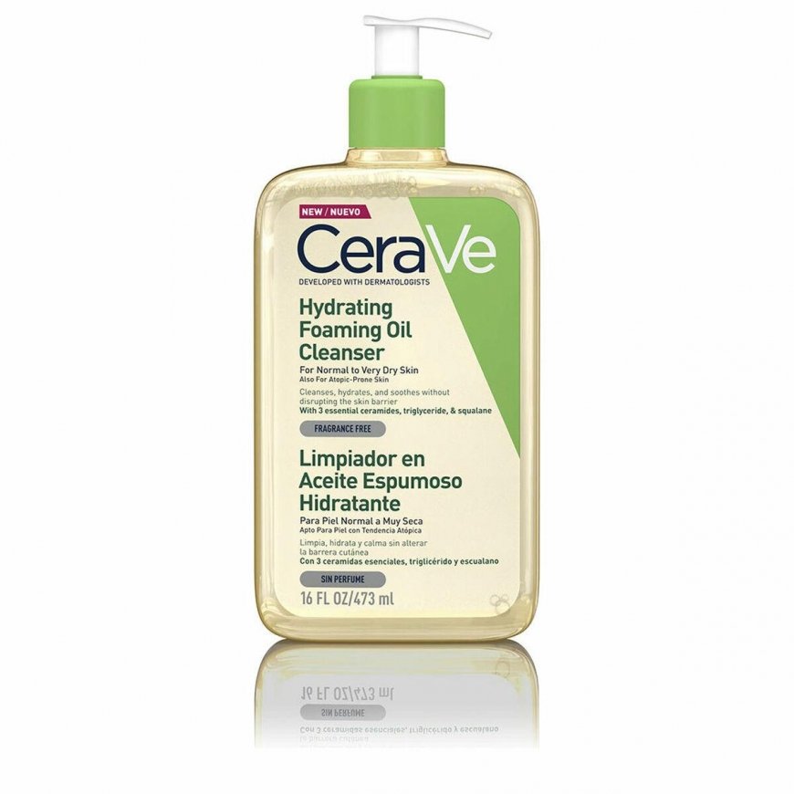 CeraVe Cleansing Oil face washes, 473ml