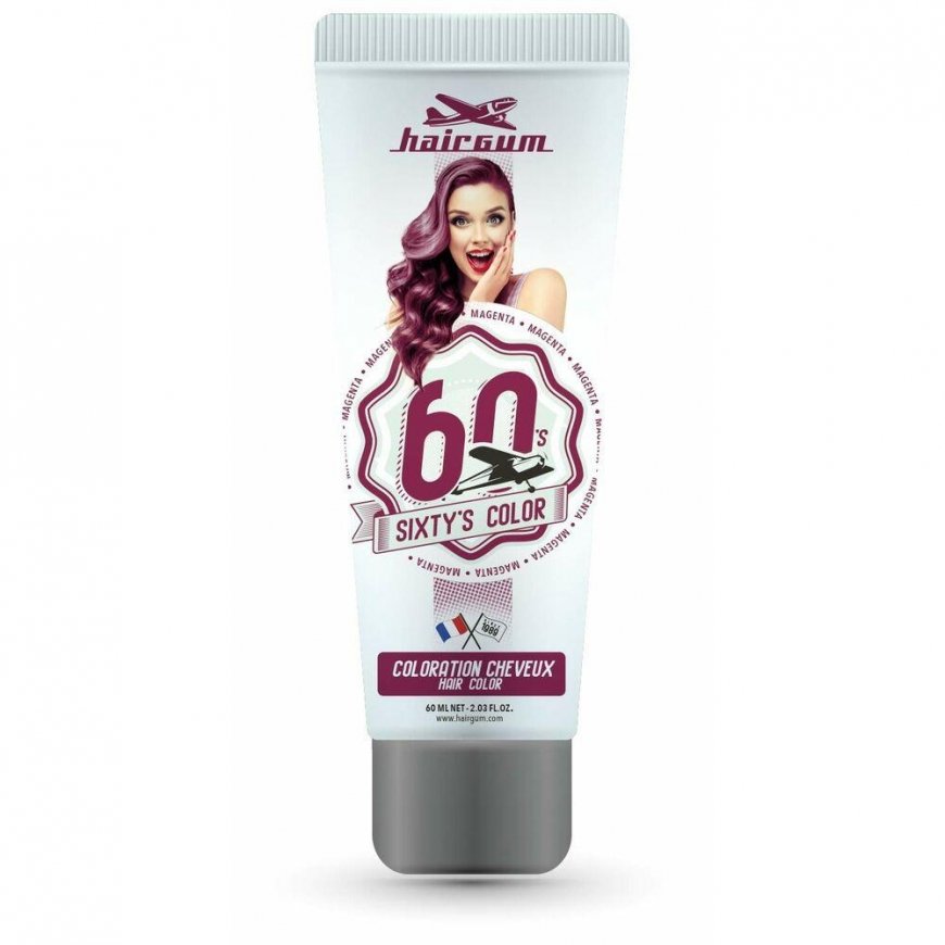 Hairgum Sixty`s Color hair color purple