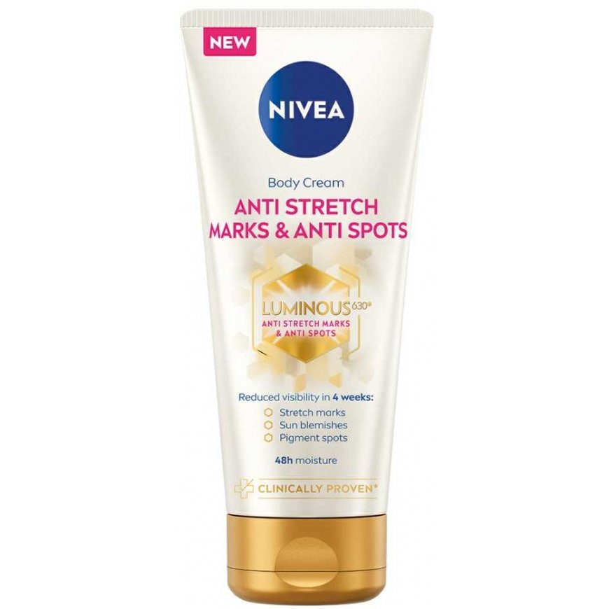Nivea Luminous630® kūno kremas nuo strijų 200ml