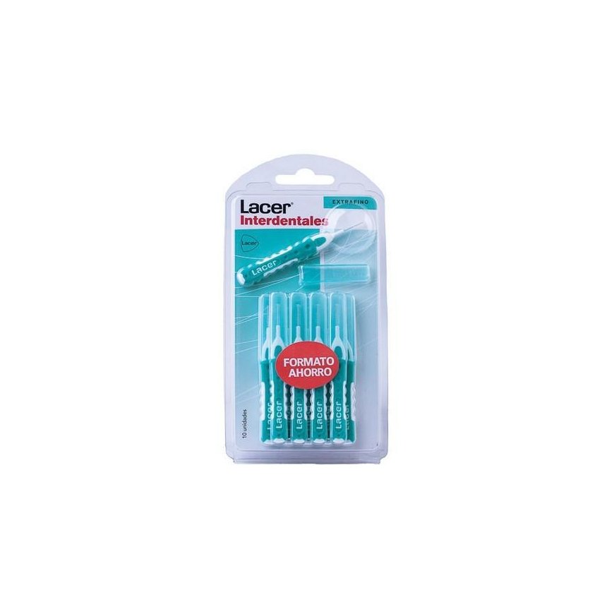 Toothbrush Lacer Interdental Extrafino Recto 10 units